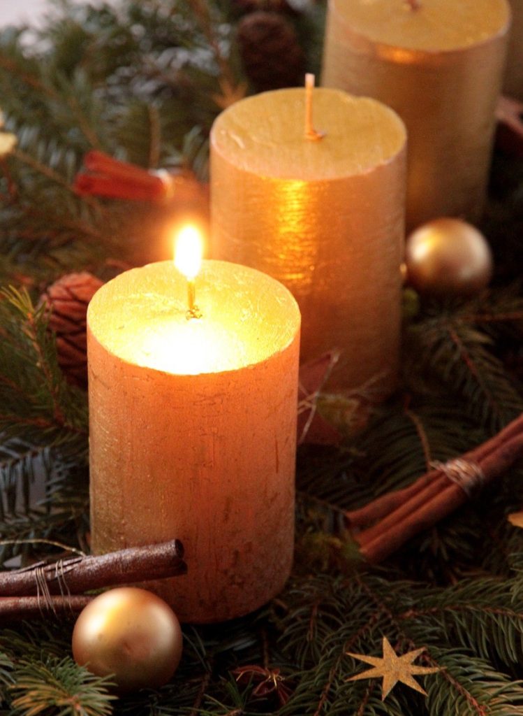 Advent, candle, beginning, Christmas