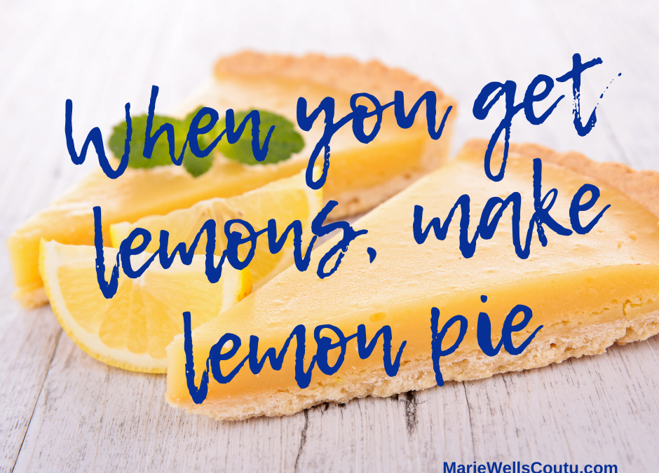 Making lemon pie when you get lemons
